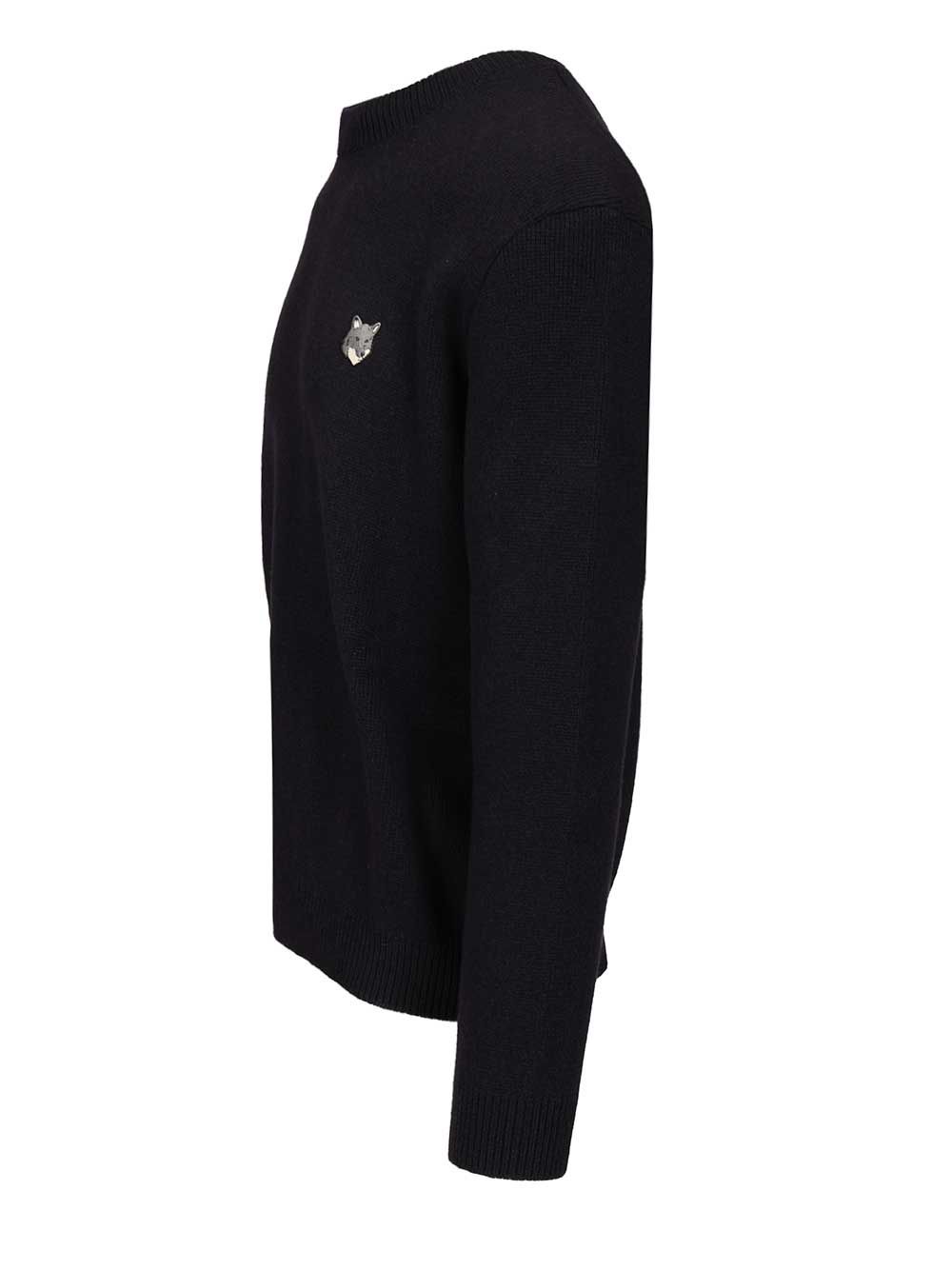 Maison KitsunÉ Lambswool Sweater Knitwear - Blu | 72d9f1907a1653cf41fe8168c43feae0323b4f18