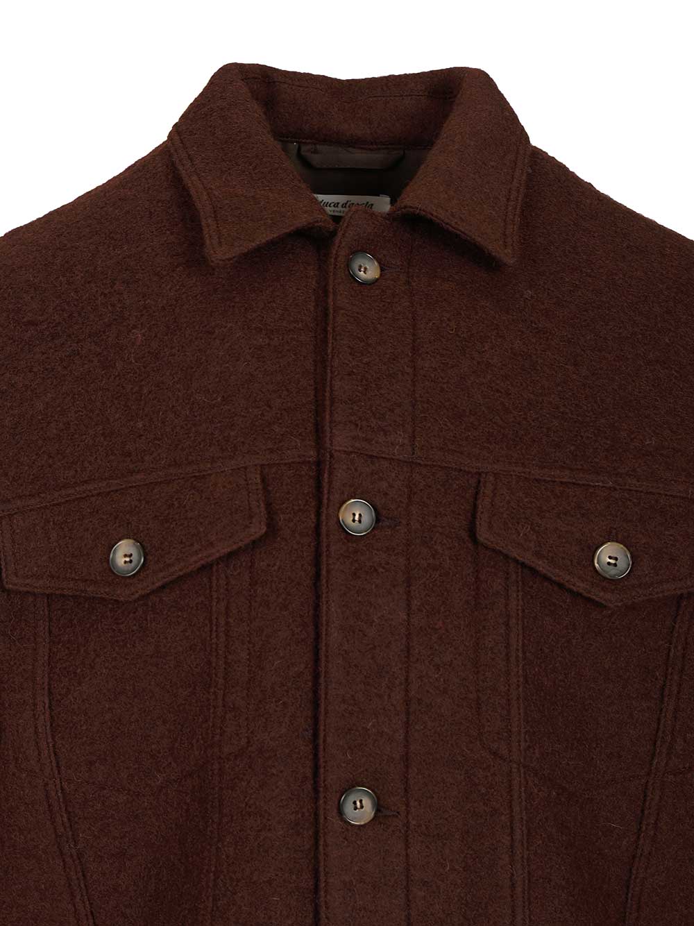 Al Duca D'Aosta Boiled Wool Bomber Jacket Giacche - Grey | 5a07a97bf70095dbbdfa9a643004e334447ef3ac