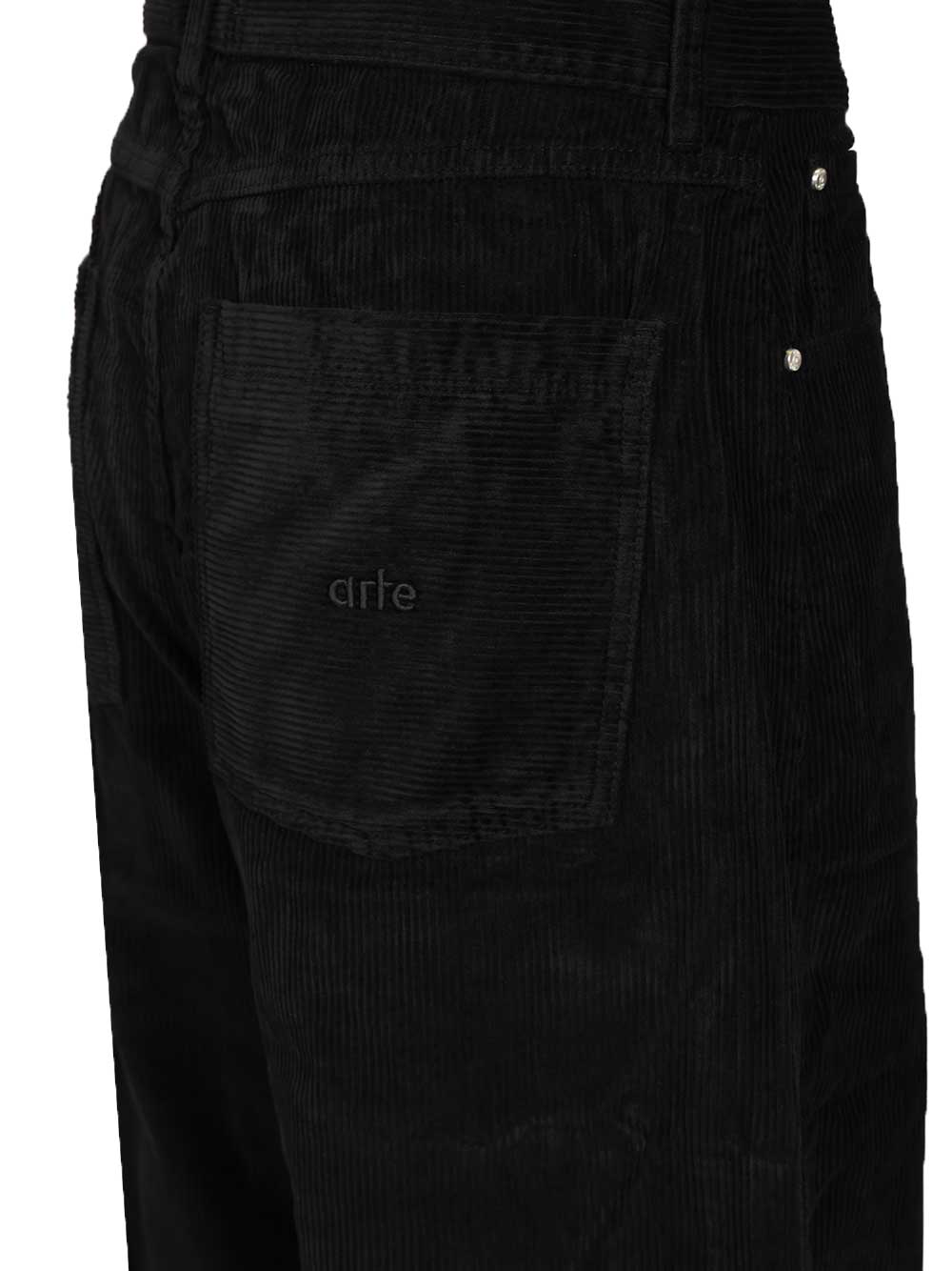 Arte Corduroy Trousers - Nero | 95f7ec312266aec5364d8a21fc97812f6df21f6e