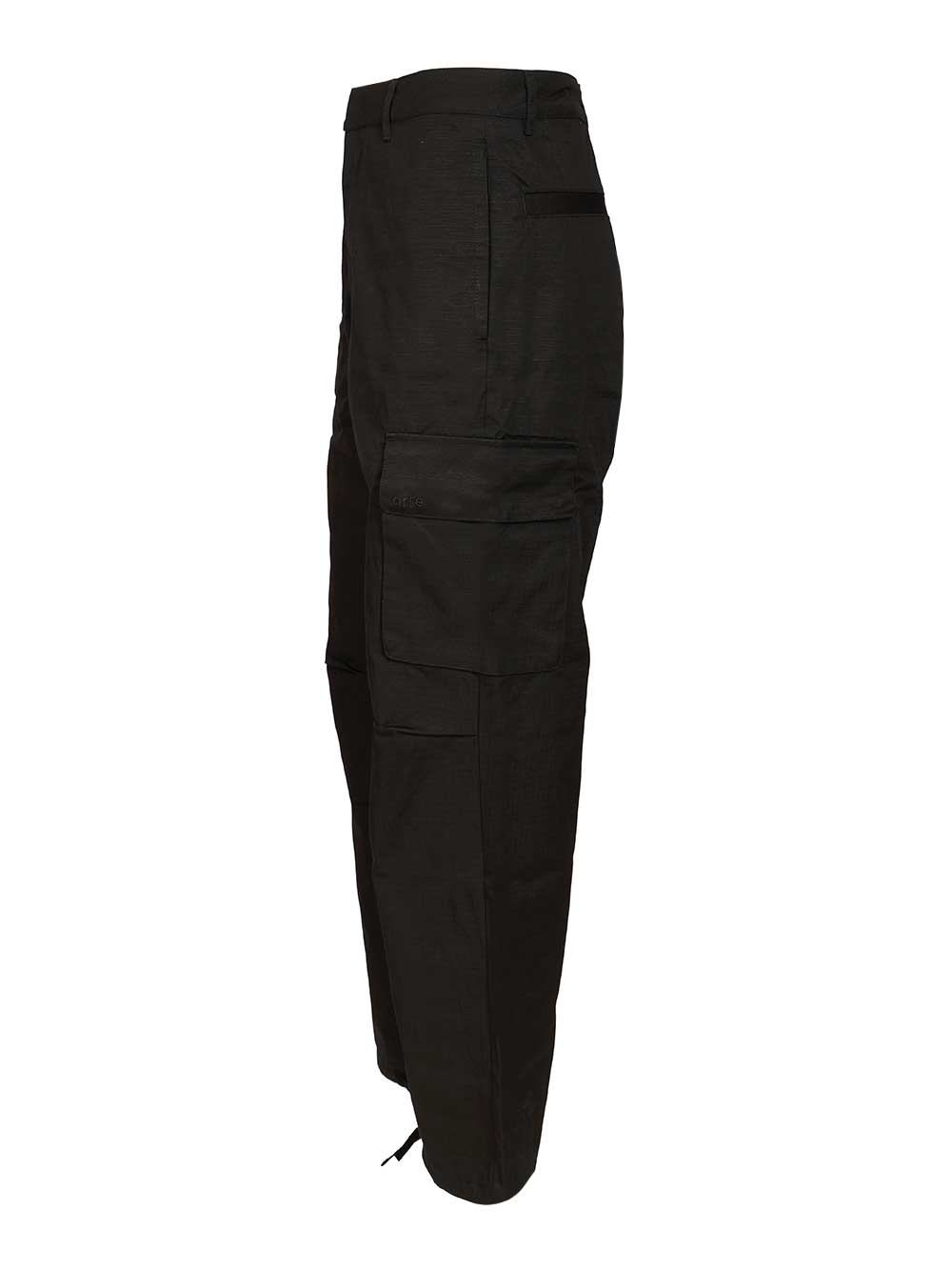 Arte Waxed Ripstop Trousers - Nero | 1c61c47533eccc06544822819312fd2144ab2e37