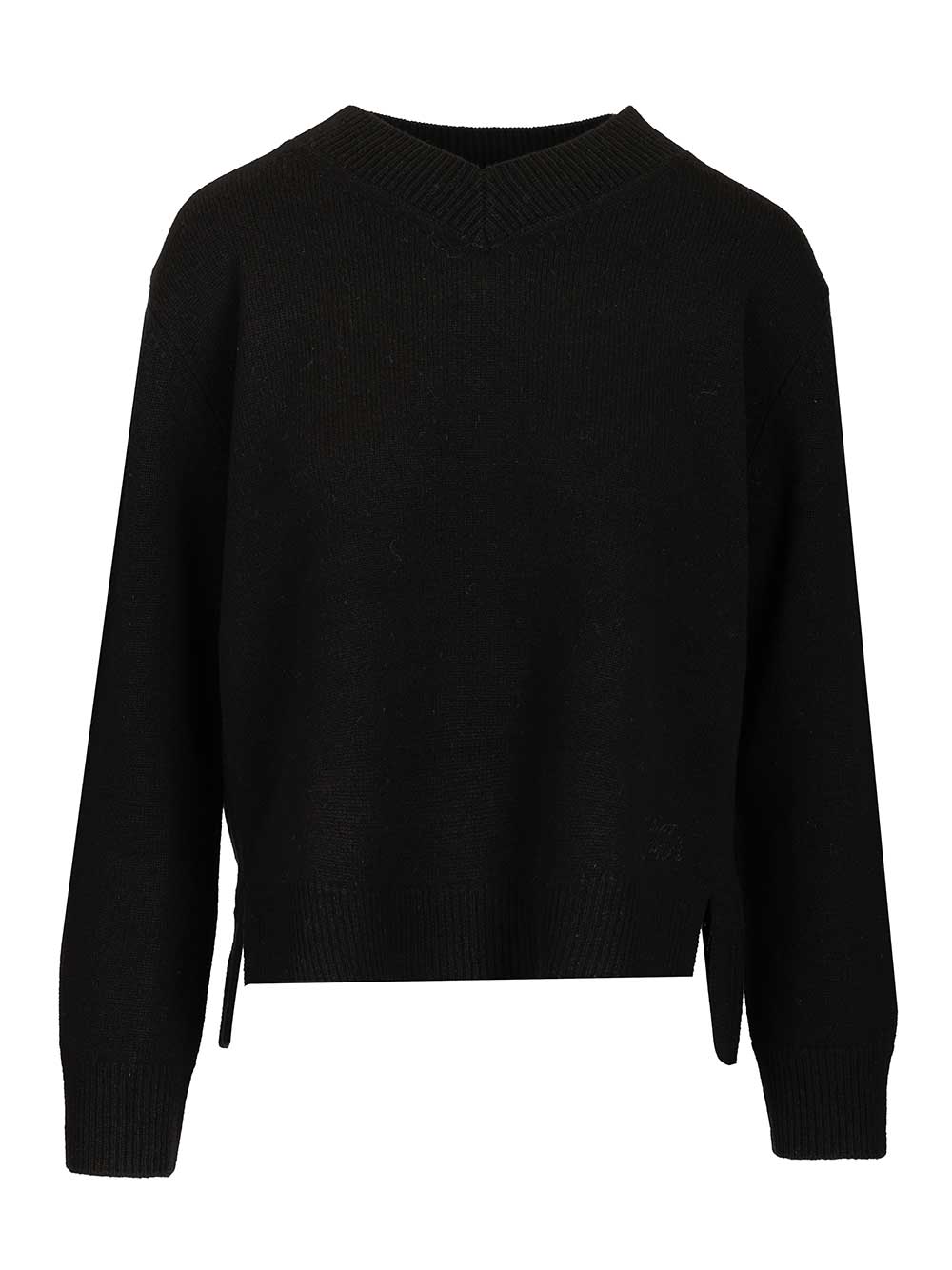Maison KitsunÉ Merino Wool Sweater Knitwear - Nero | 8d59893fd2e767e150f66740692b4abb02371f0d
