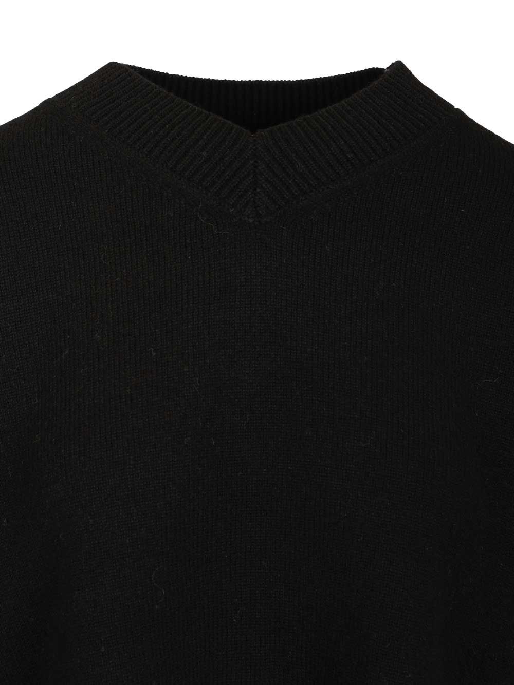Maison KitsunÉ Merino Wool Sweater Knitwear - Nero | ee31db02b48348e62538a31dc23b27746355852a