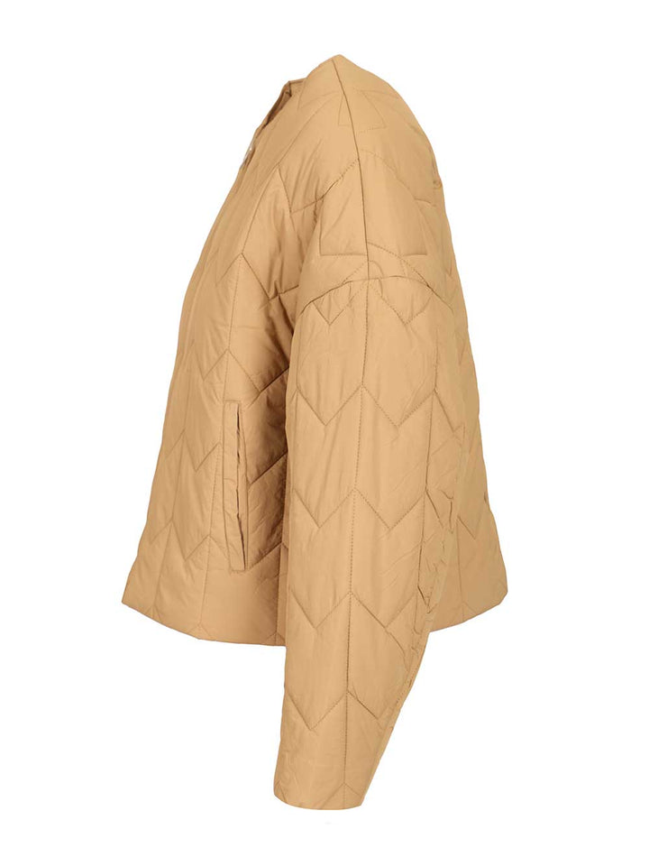 Maison KitsunÉ Quilted Jacket Knitwear - Marrone | 4e4161d2191dd49422226ef853b26b8d739d3764