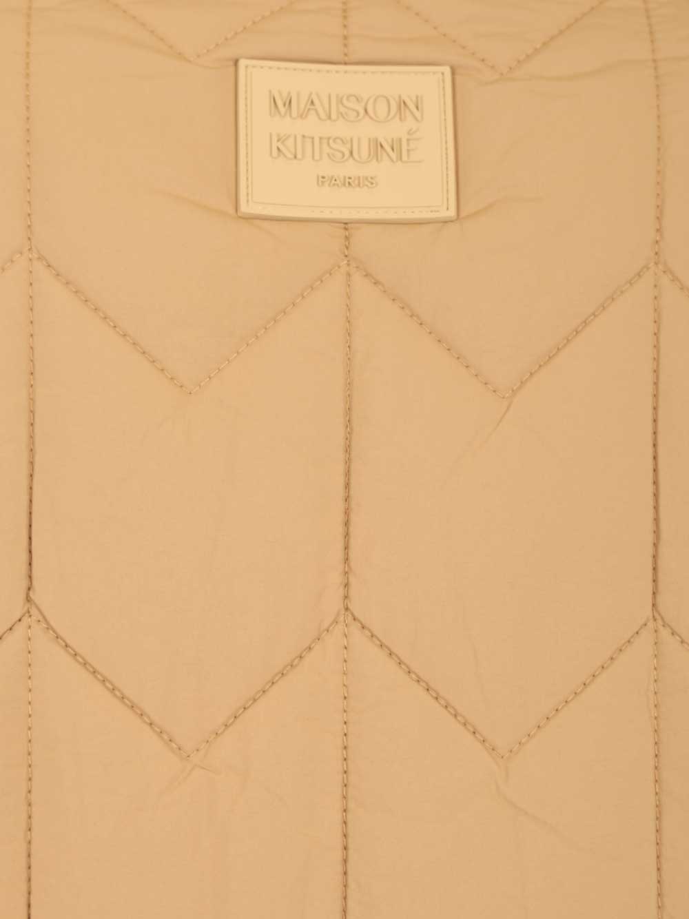 Maison KitsunÉ Quilted Jacket Knitwear - Marrone | 6bb87fa9dec5c2909cbf280062b5a0c2e20d29ee