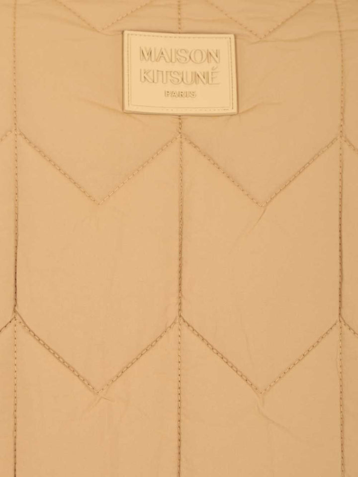 Maison KitsunÉ Quilted Jacket Knitwear - Marrone | 9f5932c7cb8b48a6aad4384162e44753ecd6f58a