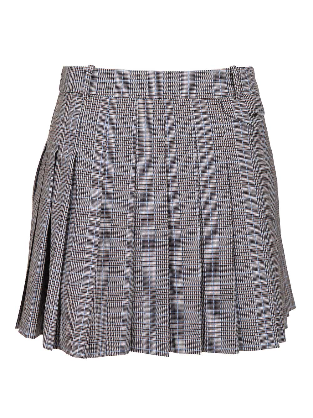 Maison KitsunÉ Pleated Mini Skirt Gonne - Grey | eb11f7a28c343c14a3598ed7a787a5c0f72ac431