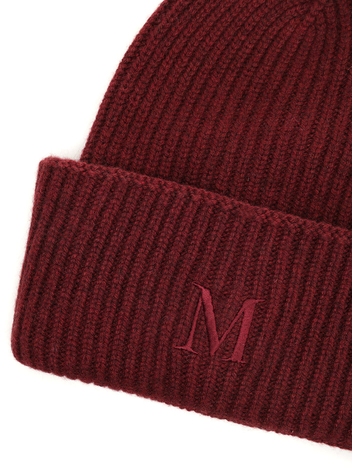 Max Mara Cashmere Hat Cappelli - Rosso | 785fcff00ca7a03843bd2be31c2664ccf233d33d