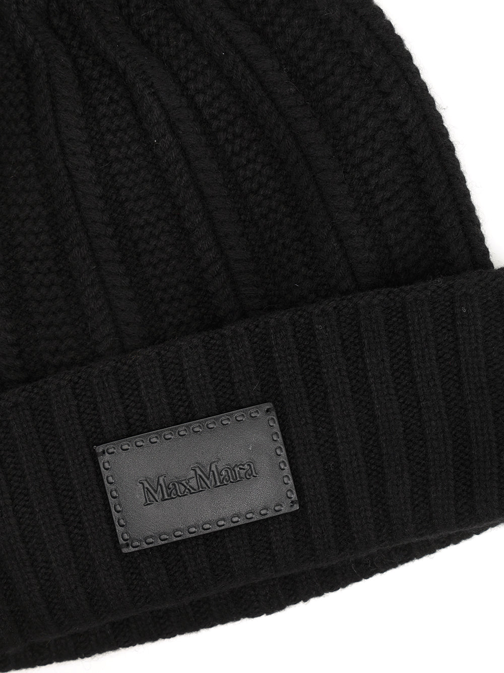 Max Mara Cashmere Hat Cappelli - Nero | 59111e88c03a4981a468ee164a0ff124fd89f07c