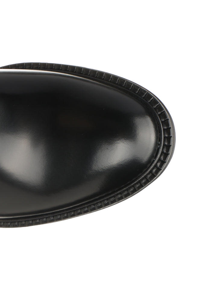 Corvari Black Brushed Leather Double Monk Mocassini - Nero | 3982556836b859b59a8a0f0d05501ac653bade11