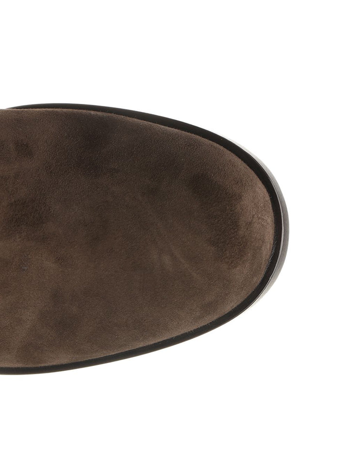 Dolce & Gabbana Lambskin Suede Boot Boots - Marrone | 60f6e2ed0e2dded5d6a21f374a2698b0ffcaff01