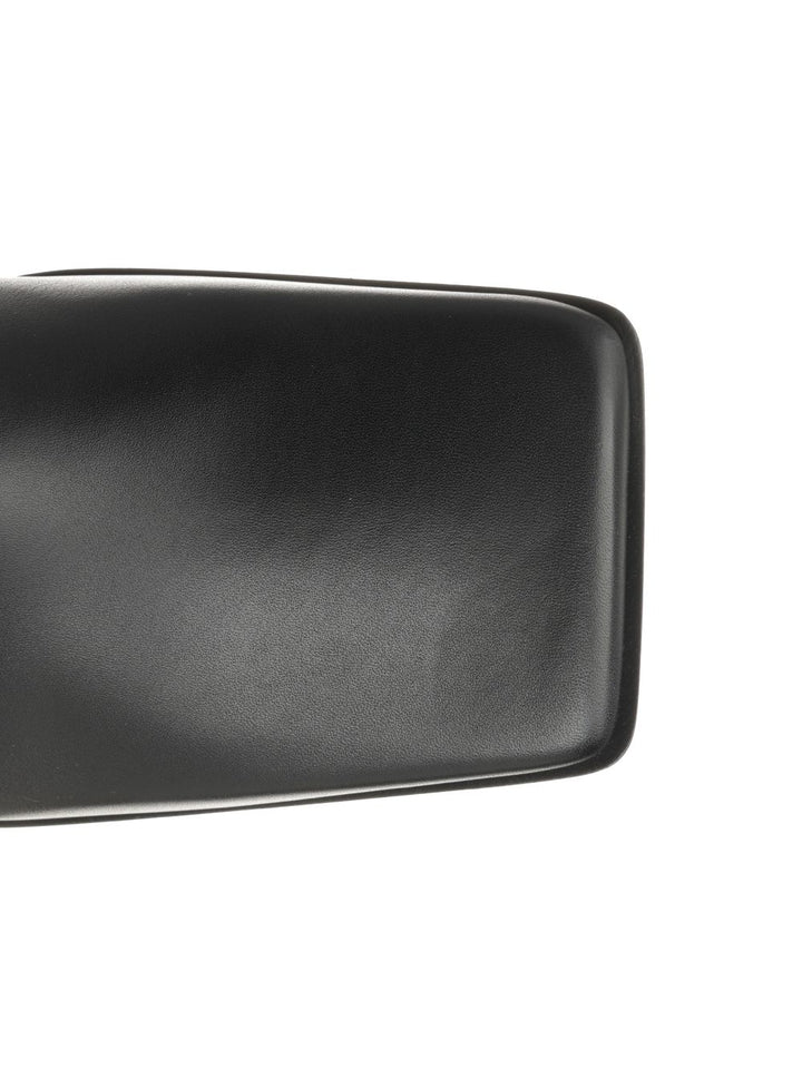 AlaÏA Square Toe Leather Boots - Nero | 801aeb2770ca2e3180a5079f701e27590ebc5cab