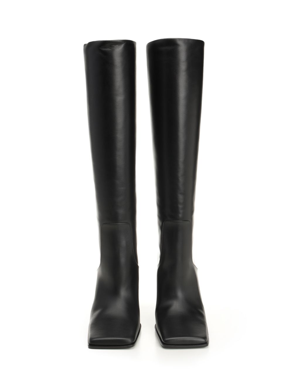 AlaÏA Square Toe Leather Boots - Nero | 950b5c726e8f4dd7f819642f2ea4b8f6ae8951fa