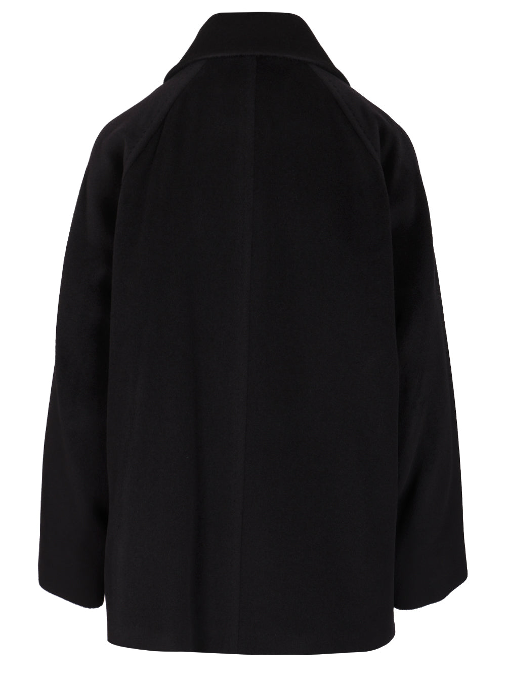 Max Mara Studio Double-Breasted Wool Pea Coat Coats - Blu | 73ca1c09192b2d88d1a61becc22f1d60849d3bcb