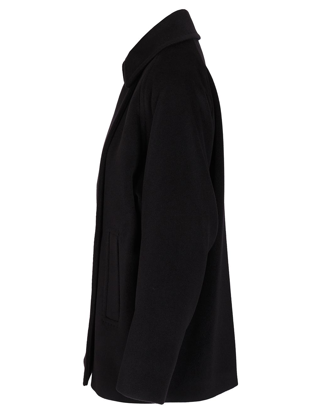 Max Mara Studio Double-Breasted Wool Pea Coat Coats - Blu | a0d2924a6502b91c5c60098f3b0069870b356603