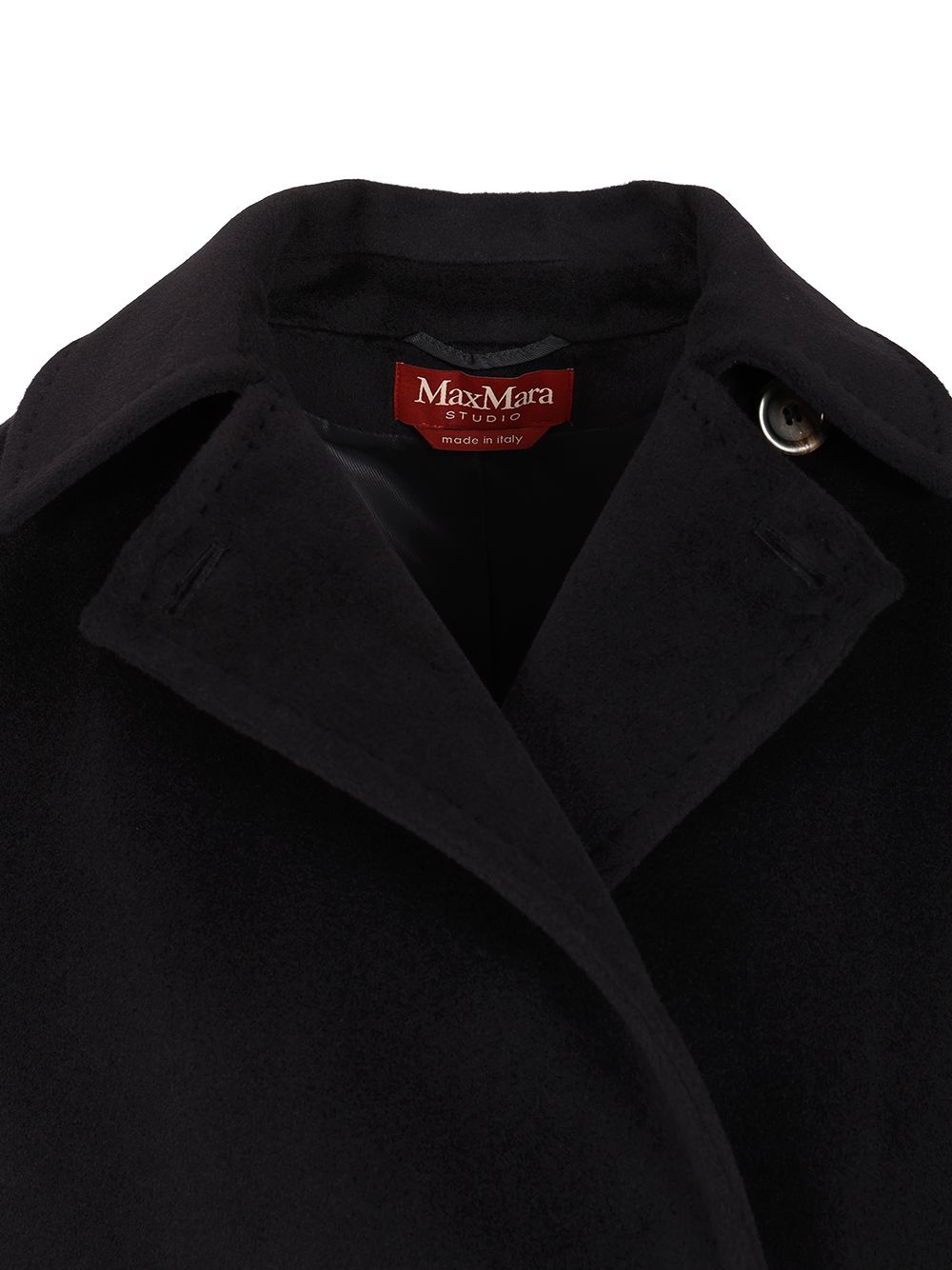 Max Mara Studio Double-Breasted Wool Pea Coat Coats - Blu | d6f6aa7acdc144a25e20db7332db4eb5918282ac