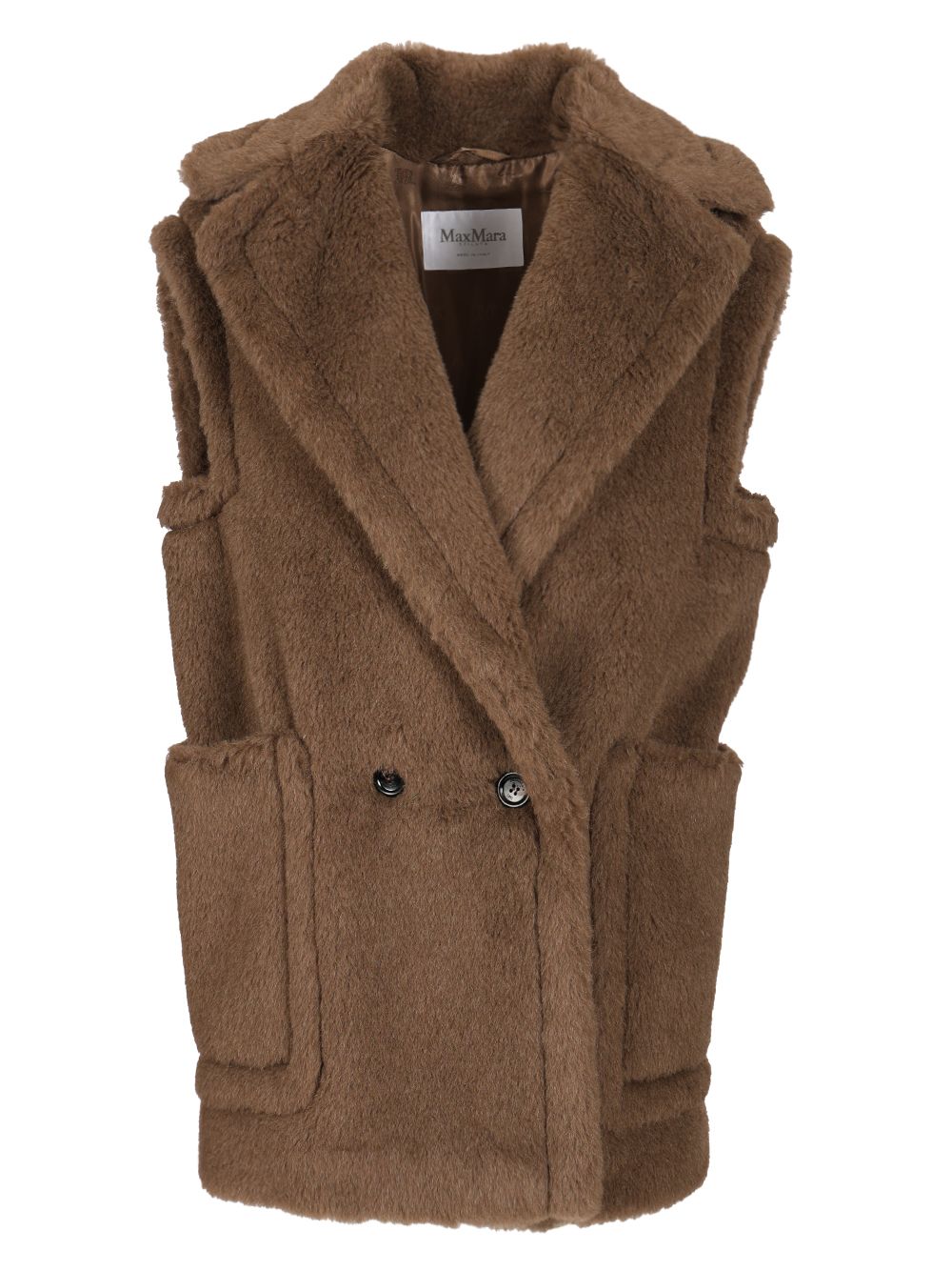 Max Mara Teddy Vest Coats - Marrone | f0bb810346fca81d4e663638278834f1f40477bb
