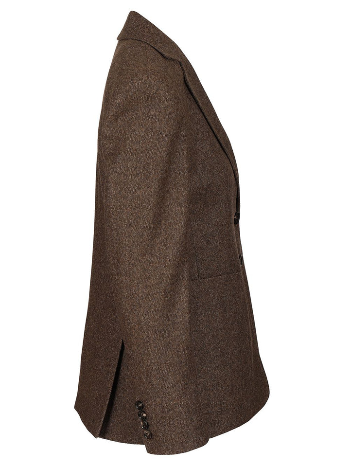 Max Mara Wool Tweed Jacket Giacche - Marrone | 63ef4271820e54bee5ee195005c21b3d8b7ff4f0