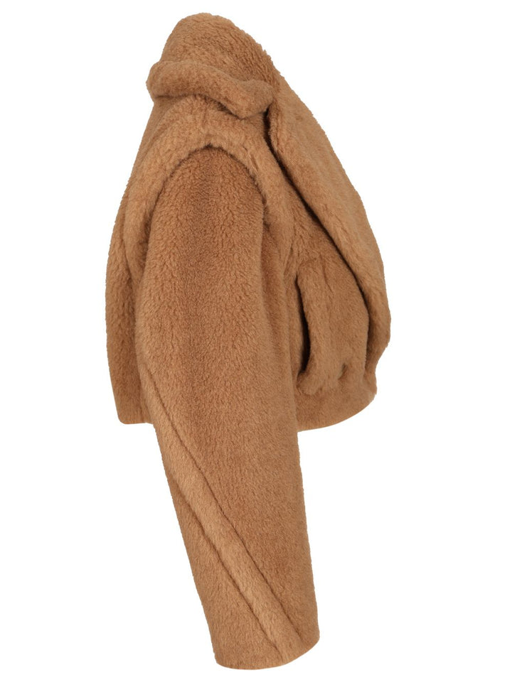 Max Mara Teddy Fabric Vest Coats - Beige | b6d101892cc9c4298d26e27f7abed2fd6340029c