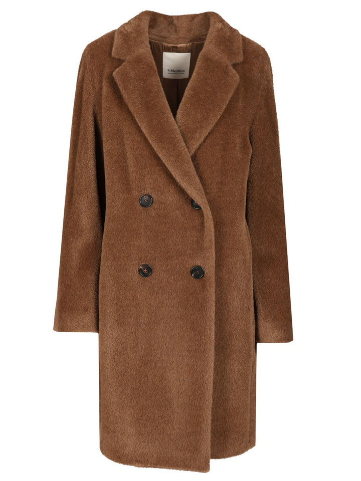 'S Max Mara Wool And Alpaca Midi Coat Coats - Marrone | c75a60e940700b691b116a5465799283d772e415