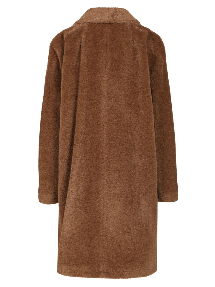 'S Max Mara Wool And Alpaca Midi Coat Coats - Marrone | 95154d95b92980bd05af2ee975970e88e2c10d38