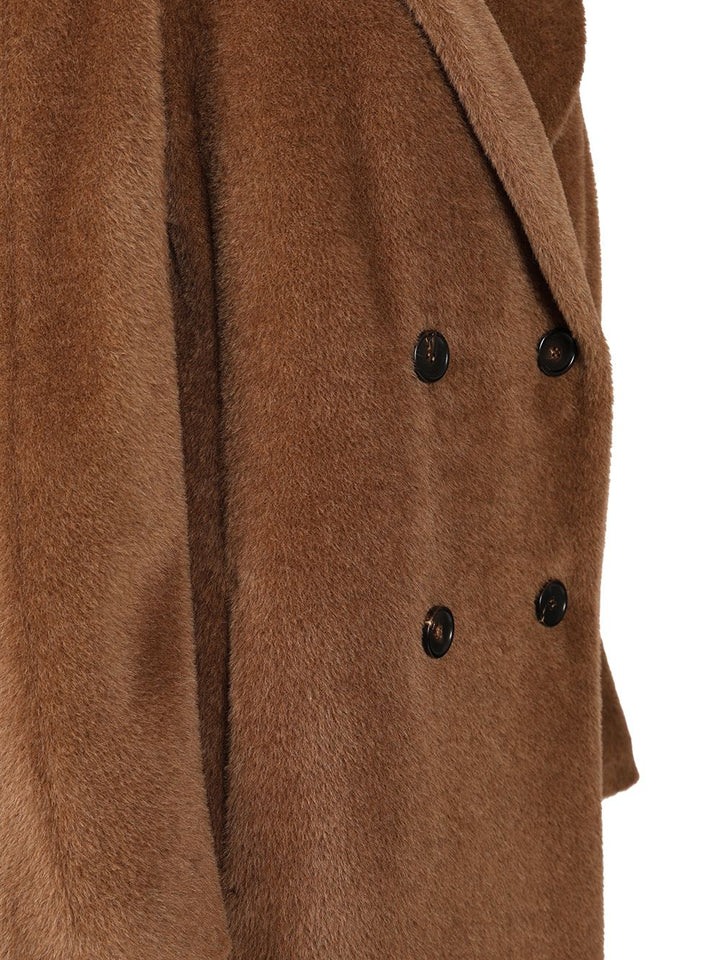 'S Max Mara Wool And Alpaca Midi Coat Coats - Marrone | 2c848e1fb8d04e66318115558a1862eeb8201669