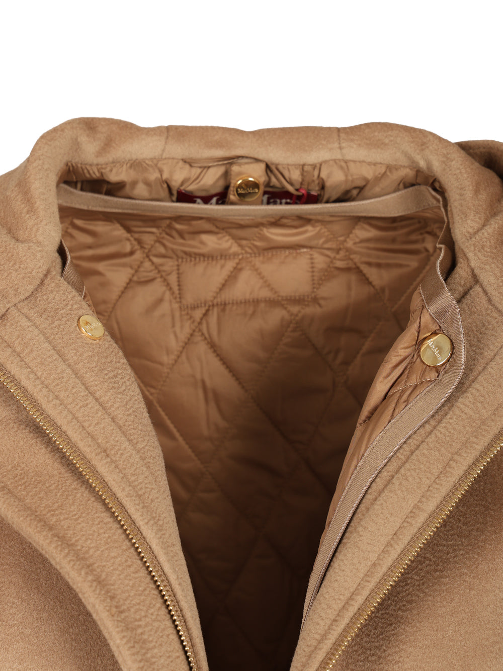 Max Mara Studio Wool Drap Sweatshirt Coats - Beige | 5eea3f0c7b303c461efb41d8ec0605e22e423493