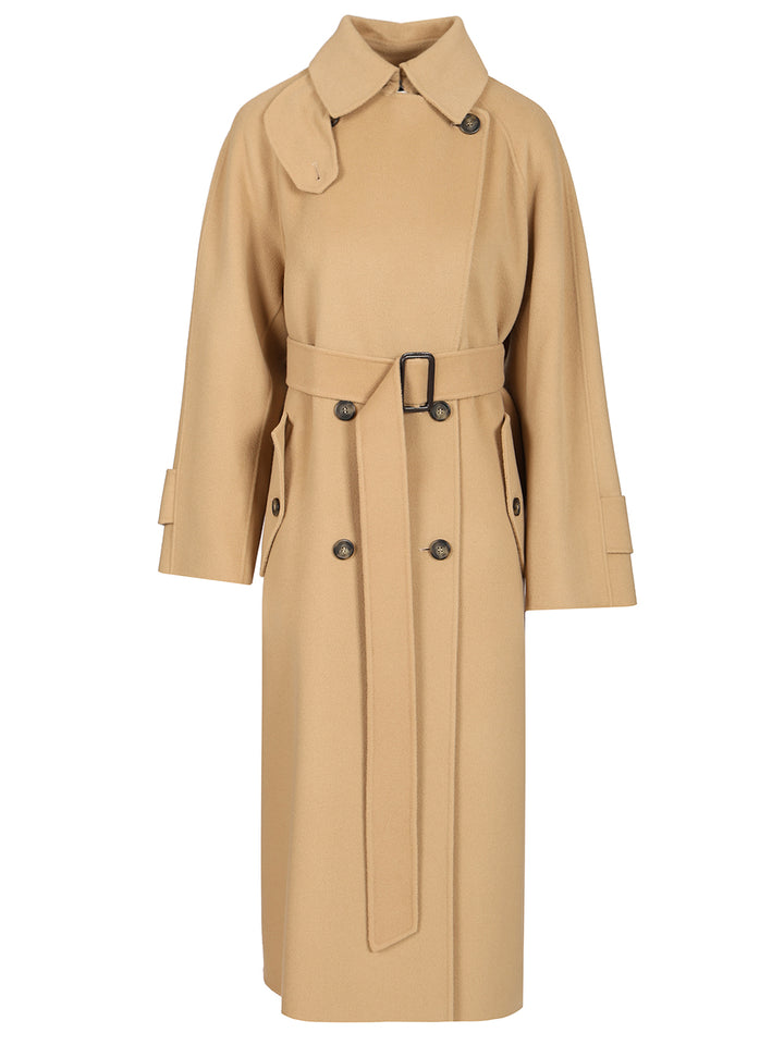 Weekend Max Mara Long Coat Cadine Coats - Marrone | ae6174c33ac5f28c02380cc8454703d77a45f2c0