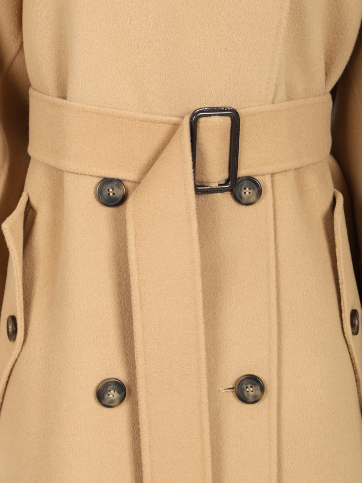 Weekend Max Mara Long Coat Cadine Coats - Marrone | 43854cb5742c4e2c77b9509229d24e0eabd41769