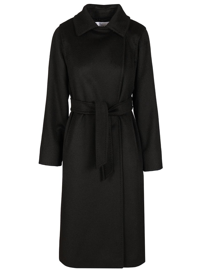 Max Mara Manuela Icon Coats - Nero | 7699d7a00bf3d222b4c7a544e35cd387c6a74572