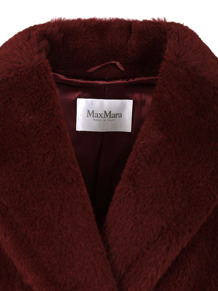 Max Mara Teddy Bear Icon Coats - Bordeaux | 3d1ddfa7d944fae0b0941384ad154179bb2b71fd