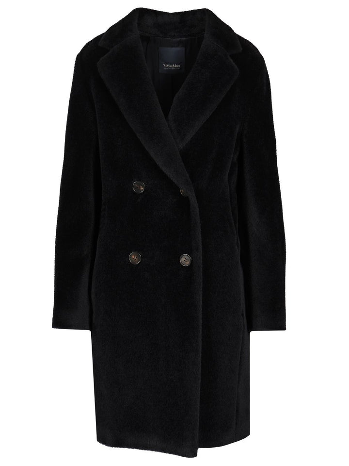 'S Max Mara Wool And Alpaca Midi Coat Coats - Blu | 4c47f44cdb84e0b97b1a07364dfa354e00a7c73a