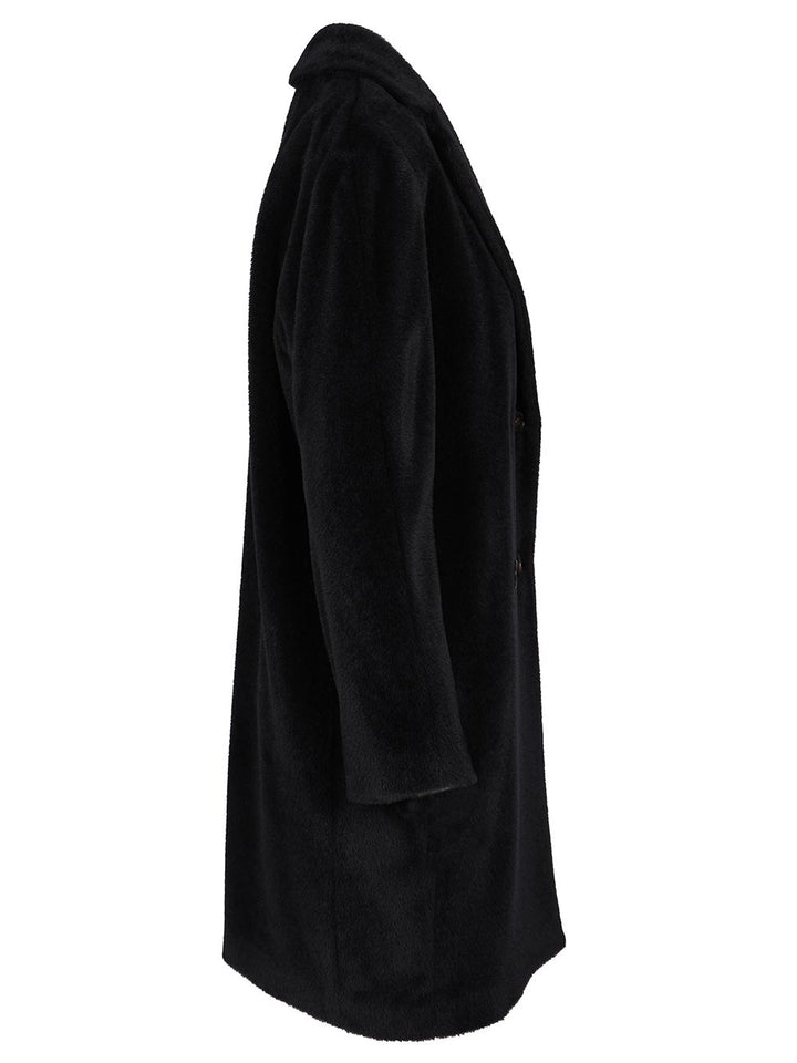 'S Max Mara Wool And Alpaca Midi Coat Coats - Blu | 75ff1f8582c320370c57400f606db9ed5f9f0107