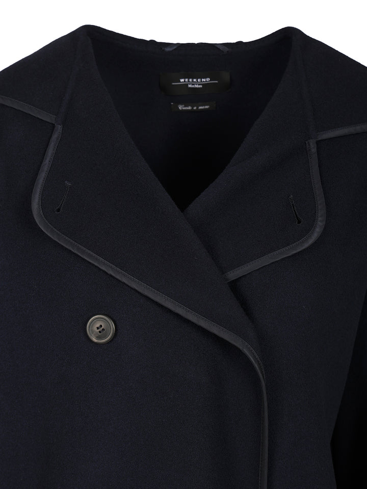 Weekend Max Mara Bergen Coat Coats - Blu | c1c6255a7c9a61c09a165a707cba381f88fff0e0