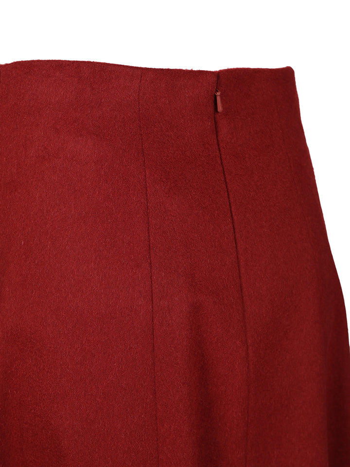 Max Mara Flared Skirt Gonne - Rosso | 7f5a3de6b1d33da2deac9adc18d887962c658042