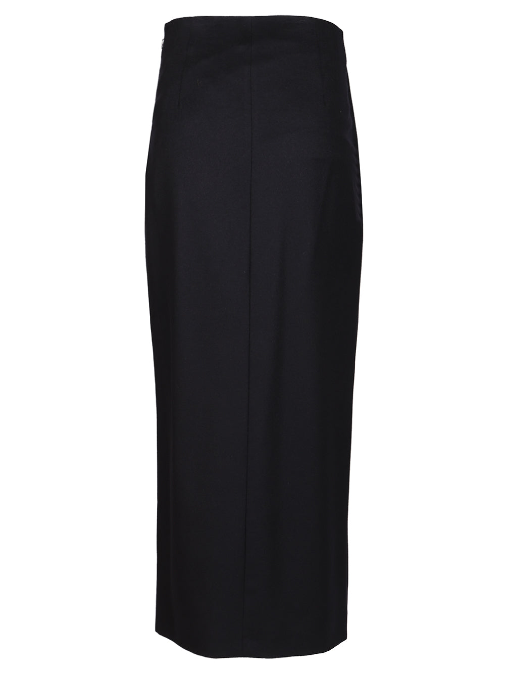 Max Mara Studio Wool Wrap Skirt Gonne - Blu | 67de1218f7fb0c783c0d98a29c16c9d487633c5e