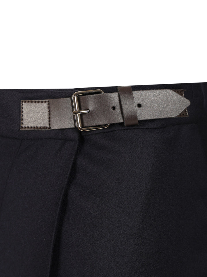 Weekend Max Mara Wool Wrap Skirt Gonne - Blu | f9f70972b7e59b99016748dd446ca8c3dff8b50a