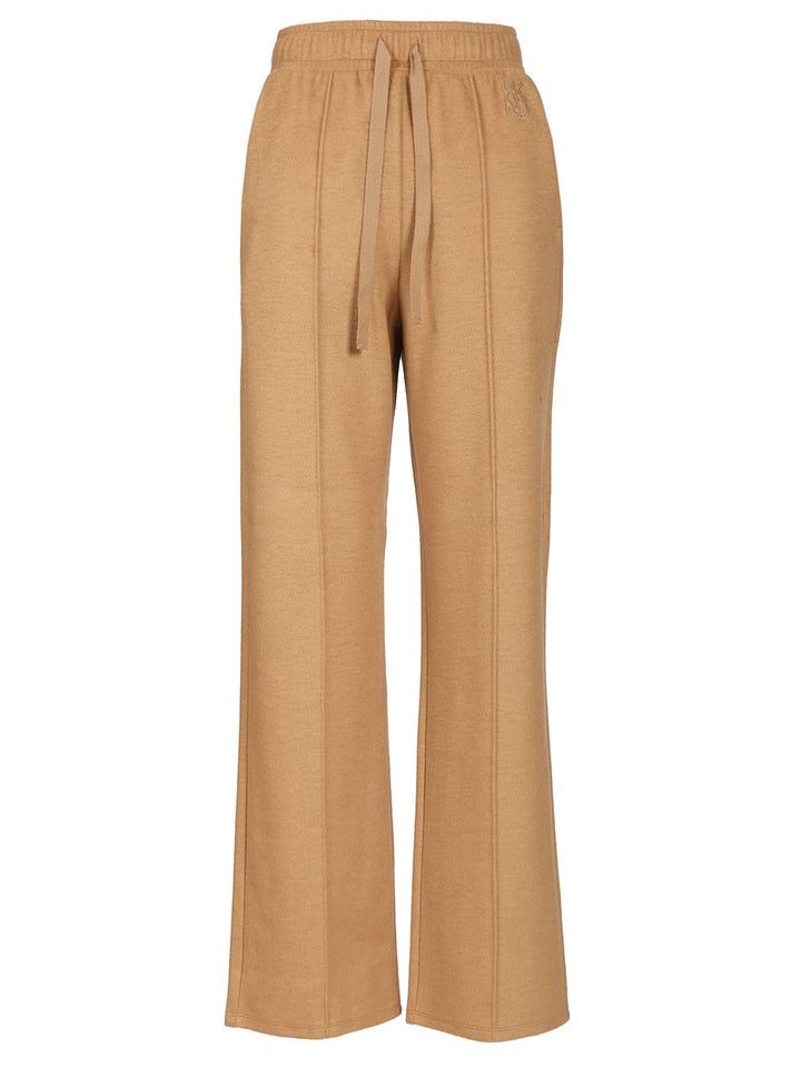 Weekend Max Mara Sponda Jersey Trousers - Marrone | 717dd6bd48119f647ed2f3962db2850df1d77903