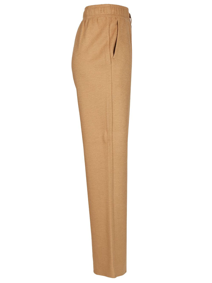 Weekend Max Mara Sponda Jersey Trousers - Marrone | cb50df3a0c05e3c87805b9c347ac2d0b9fe436b2