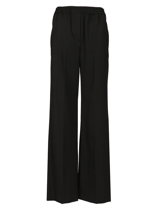 Petra In Technical Gabardine Trousers Nero