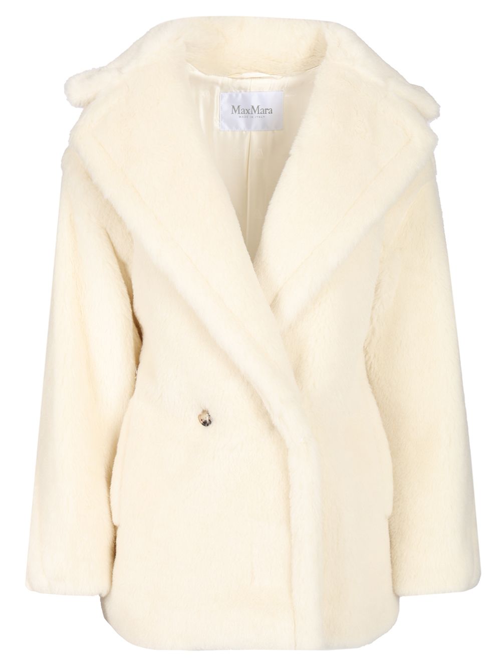 Max Mara Teddy Bear Icon Coats - Bianco | 1d4c2584c69574f3b785b9479ead16b3d241c521