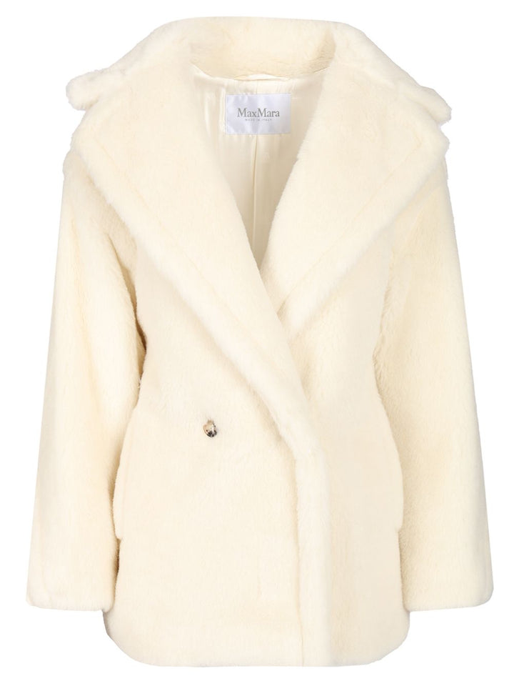 Max Mara Teddy Bear Icon Coats - Bianco | 1d4c2584c69574f3b785b9479ead16b3d241c521