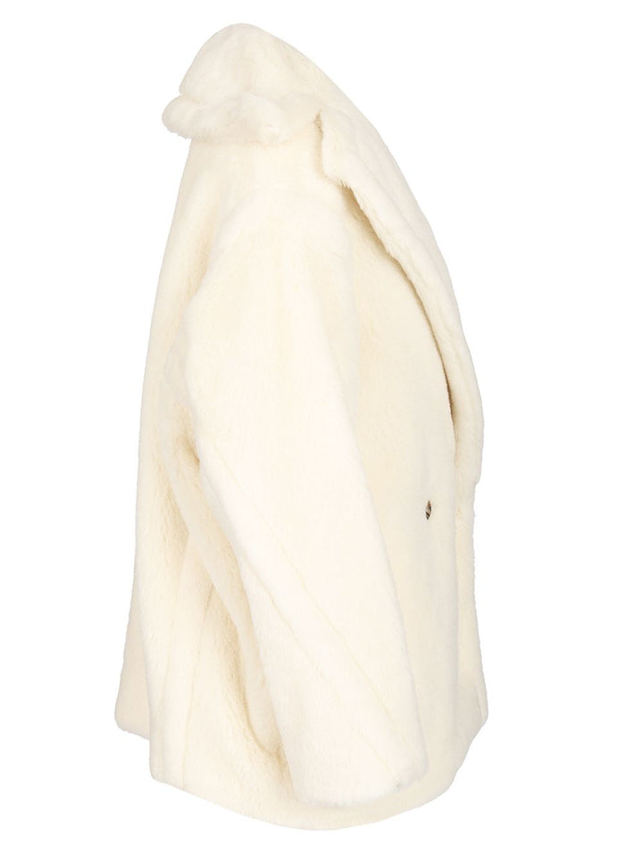Max Mara Teddy Bear Icon Coats - Bianco | deda89cf0a2ff54a715b788c4b975bfbe8445e31