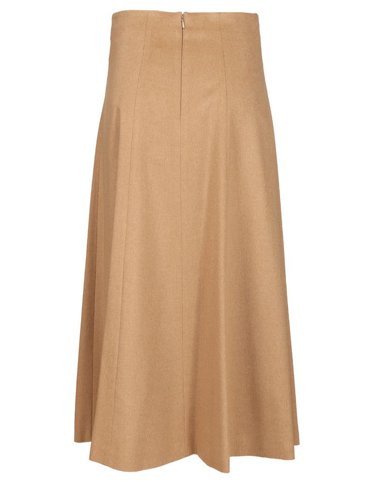 Max Mara Flared Skirt Gonne - Beige | 4a4db347a31c6833b0f049c4755f99e5ed1edf8d
