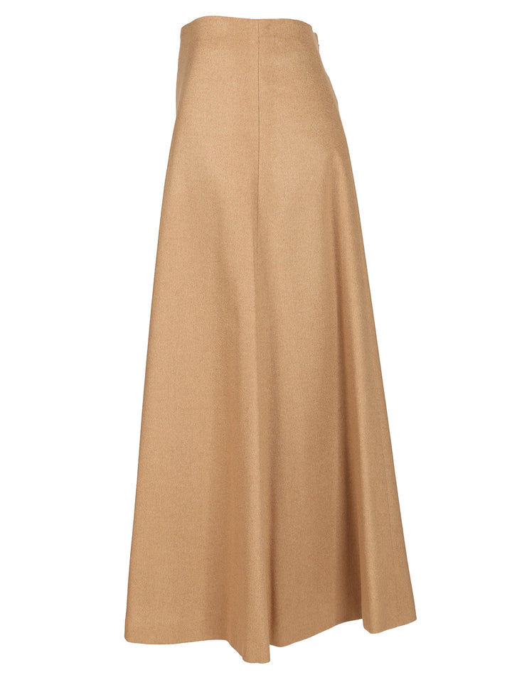 Max Mara Flared Skirt Gonne - Beige | 8acf8ec976595fd90d88110f532ff0c711cd6080