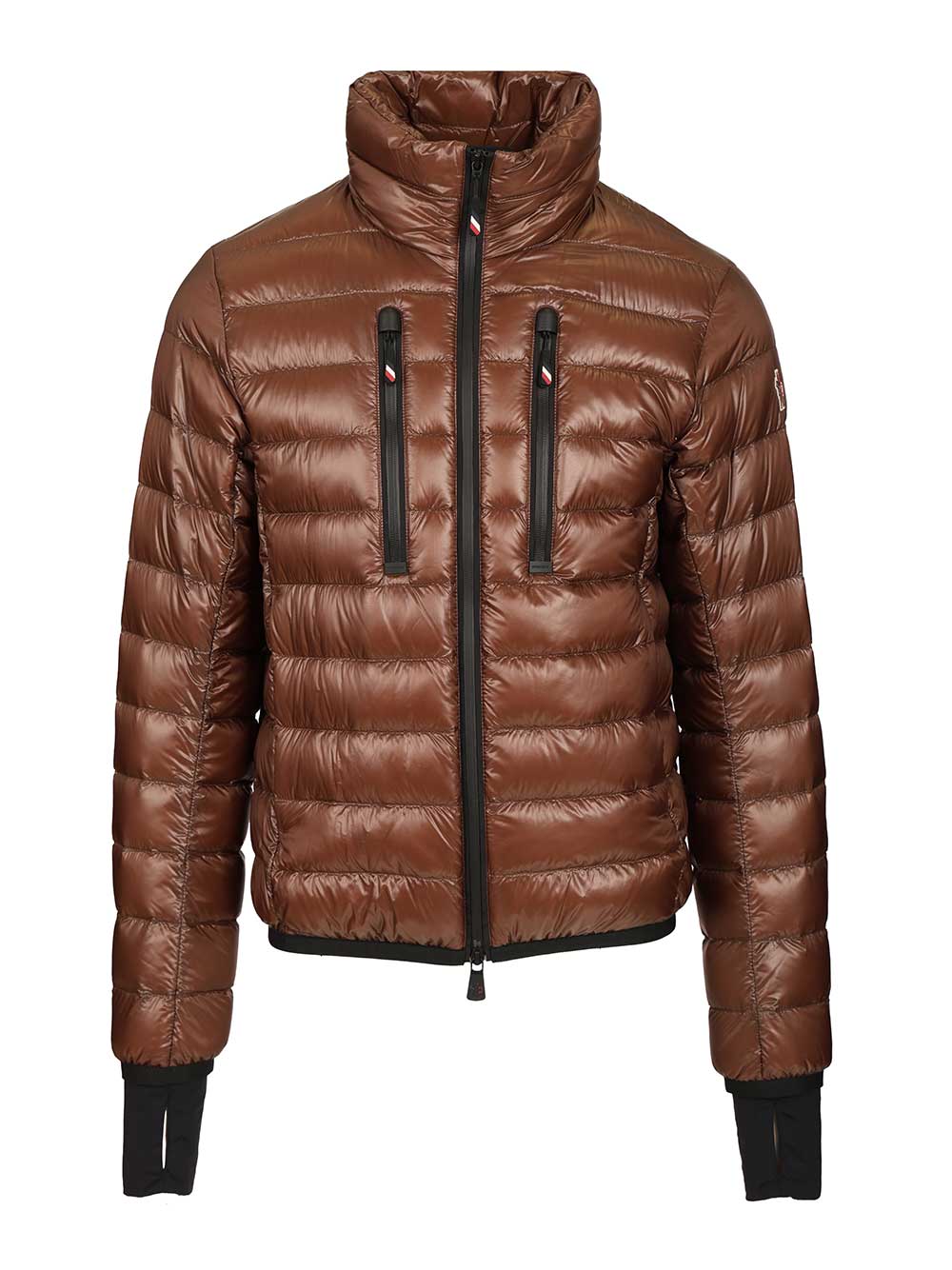 Moncler Grenoble Hers Short Down Jacket Coats - Marrone | dac7042b07778cb8bdd127f52c29a49a691cfeca
