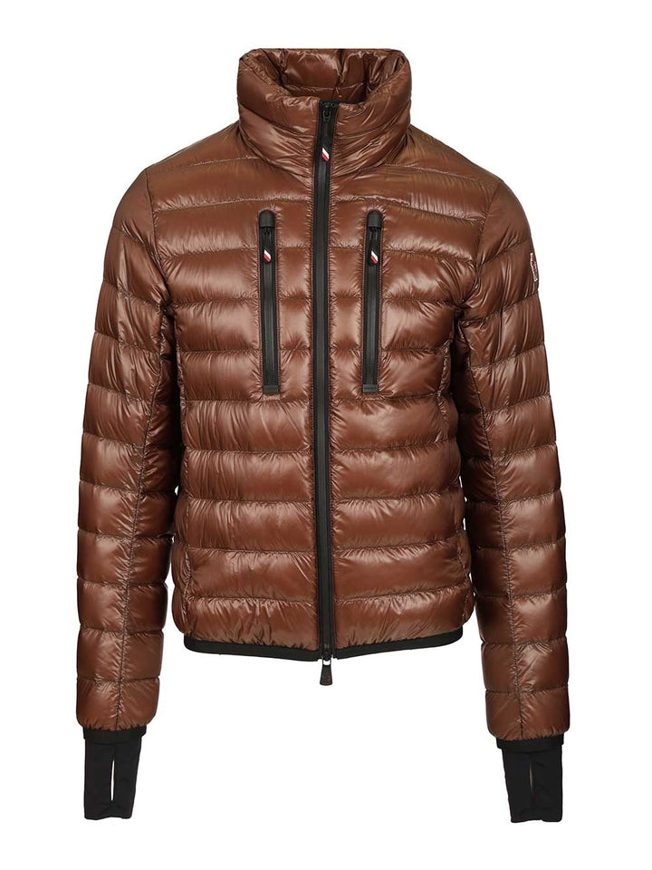 Moncler Grenoble Hers Short Down Jacket Coats - Marrone | dac7042b07778cb8bdd127f52c29a49a691cfeca