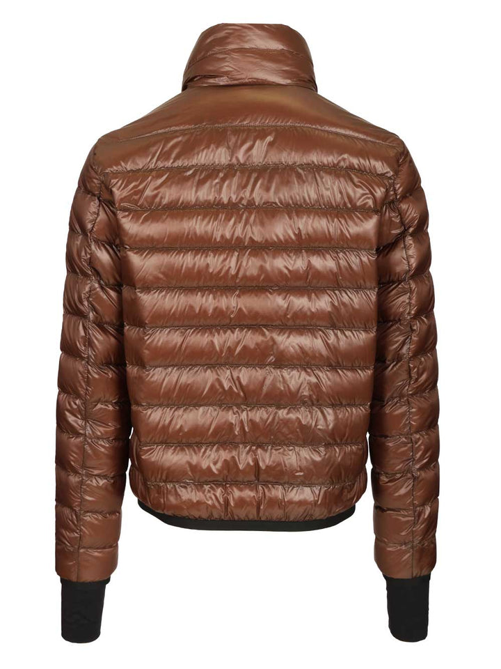 Moncler Grenoble Hers Short Down Jacket Coats - Marrone | d39844bd3ad22dffbf01b4f7ca60fbf1a7bda158