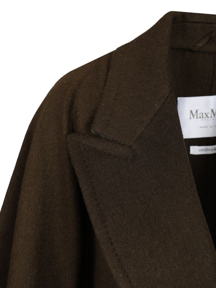 Max Mara Short Robe Coat Coats - Grey | 1704c88f7a62999e1838f8df943f7cb8ebef643e
