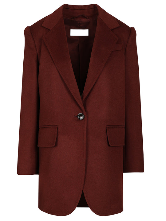 Single-Breasted Blazer Giacche Bordeaux