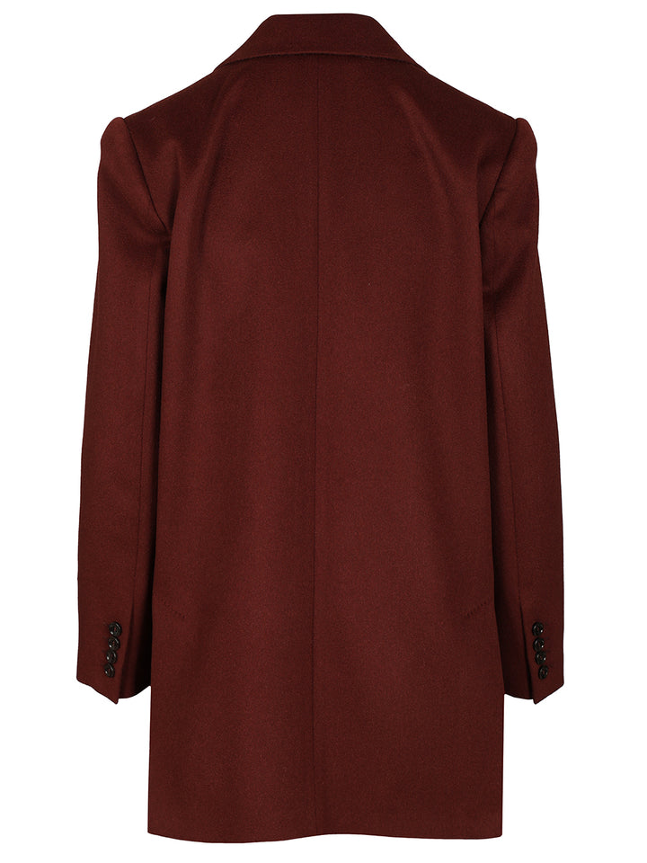 Max Mara Single-Breasted Blazer Giacche - Bordeaux | ac692b6450481b3ff3afd213ffb02f729f934214